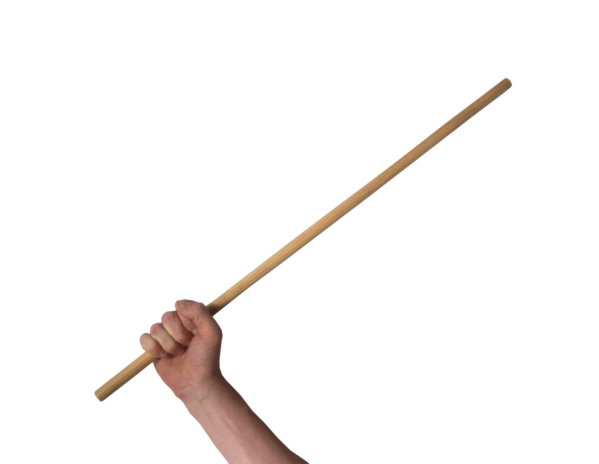 Rattanstock Leyte mit Hand
